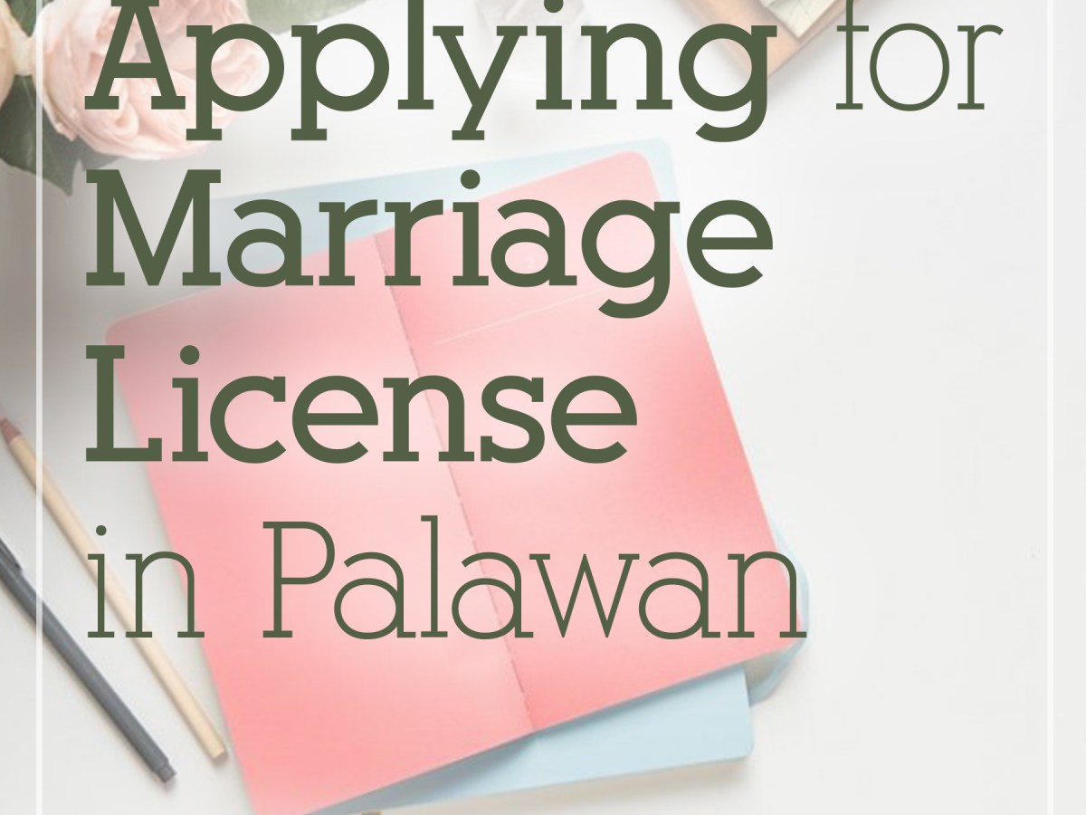 Applying for a Marriage License in&nbsp;Palawan